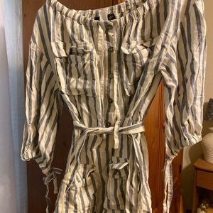 Stripped Romper